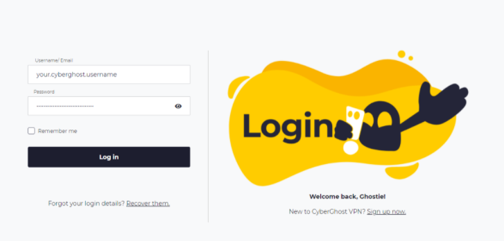 cyberghost vpn review login