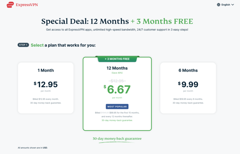 expressvpn special deal