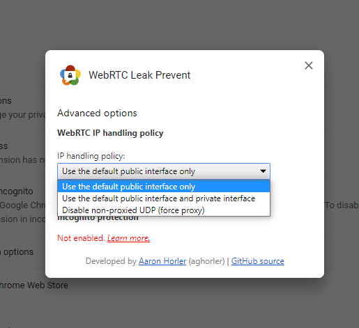 Webrtc-Prevent