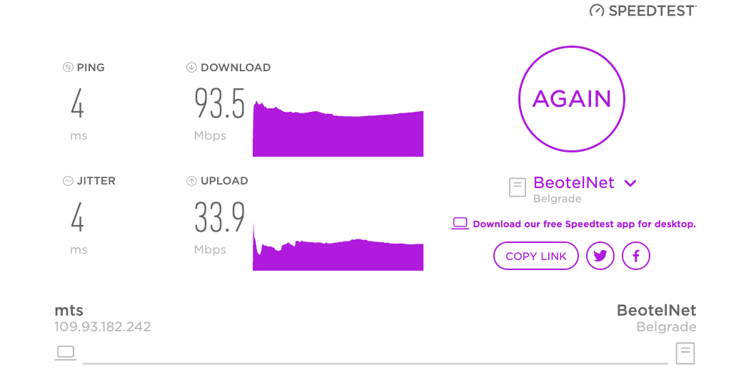 internet health test 