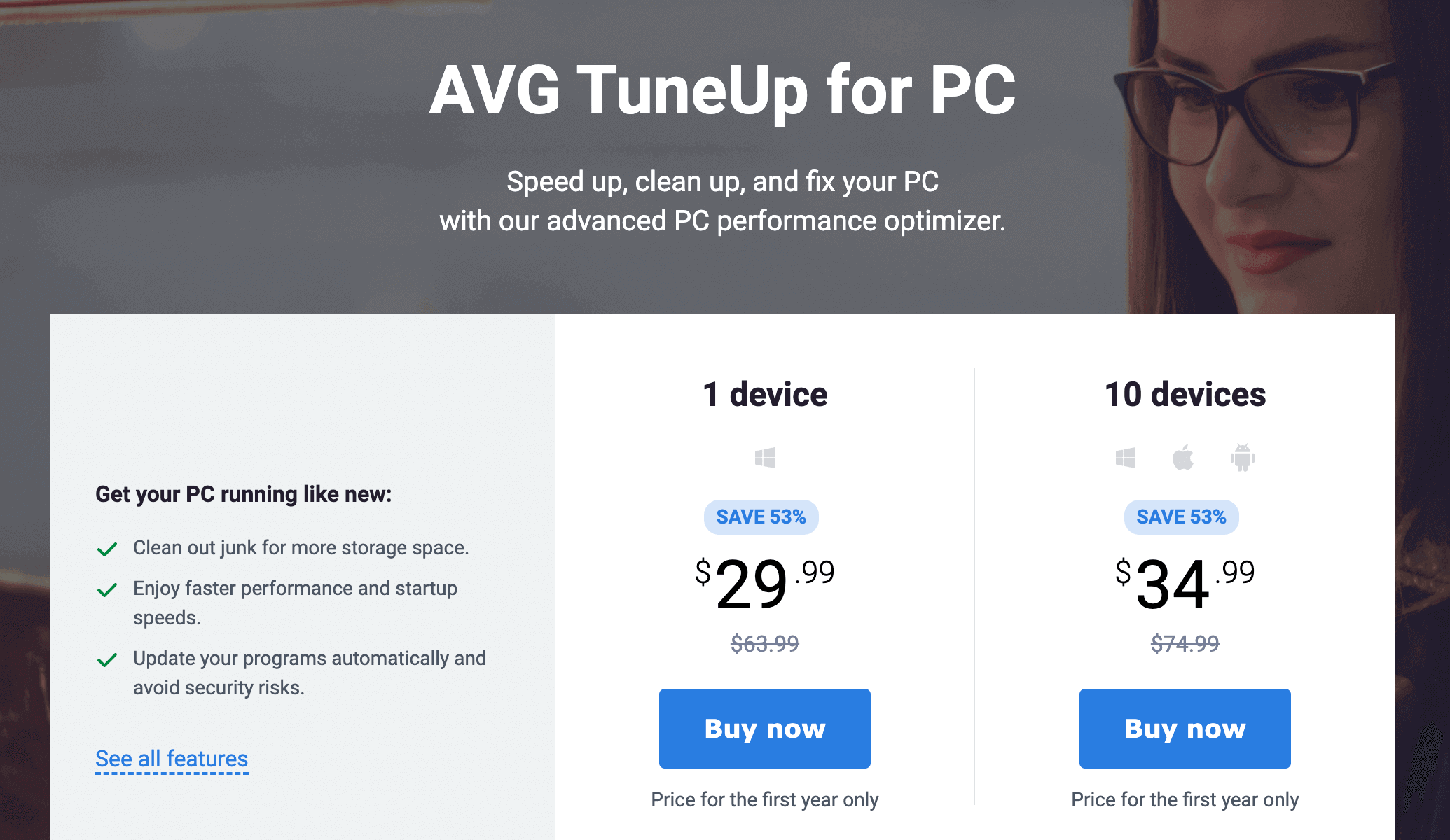 avg tuneup for pc price