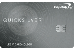 5. Capital One QuicksilverOne Cash Rewards Credit Card Logo
