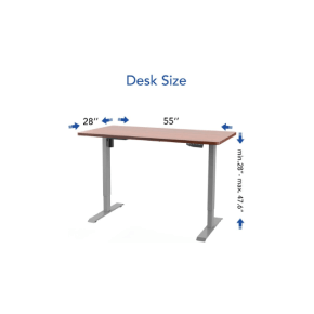 Flexispot EN1 dimensions