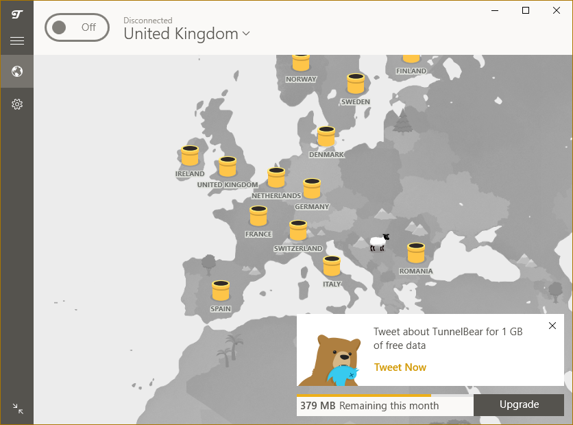 tunnelbear user experience