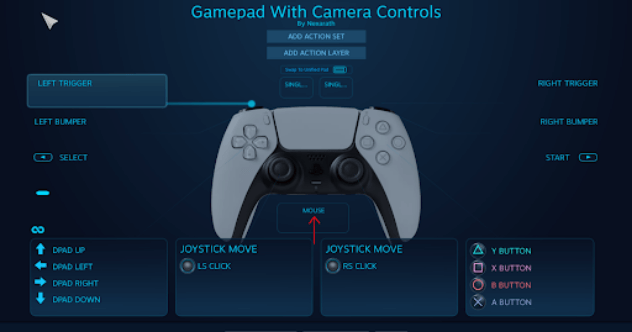 steam gamepad menu