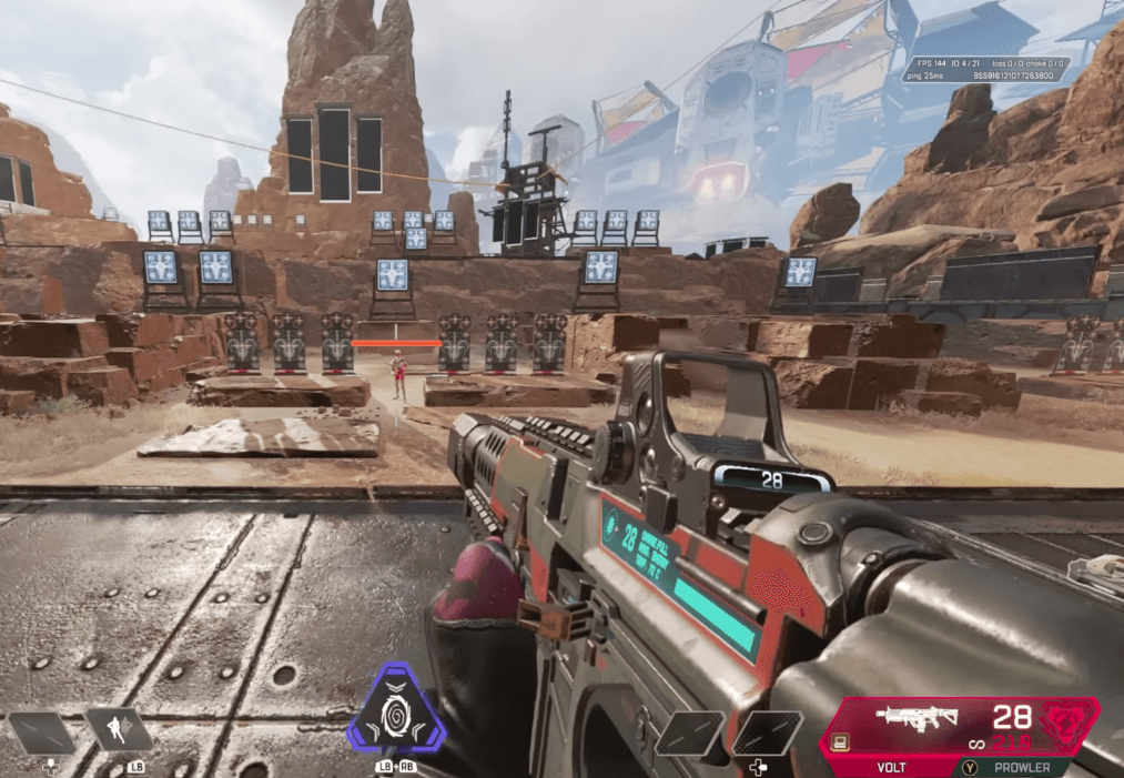 apex legends firing range gameplay