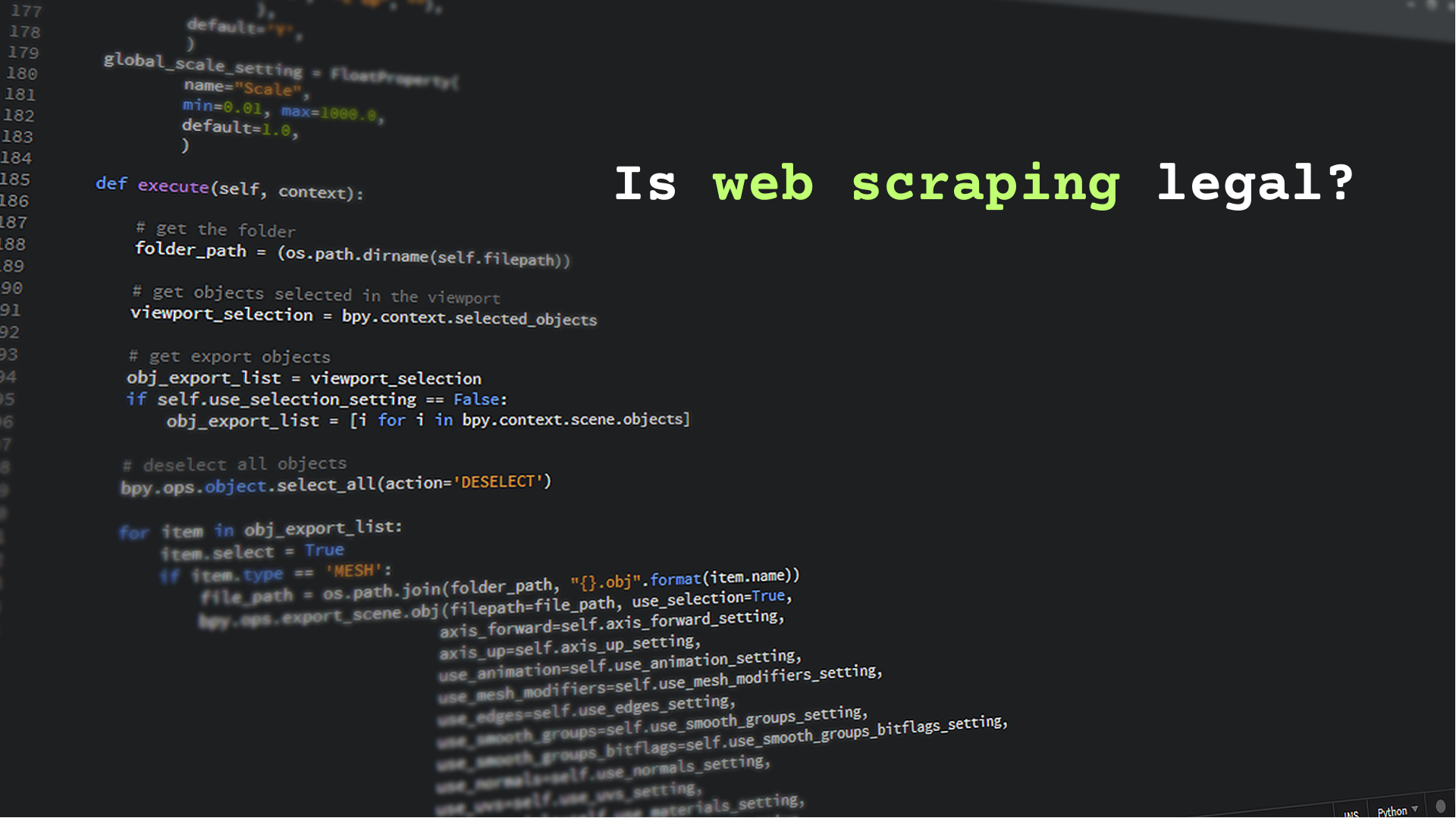 Is Web Scraping Legal? [Learn How to Scrape Legally and Ethically]