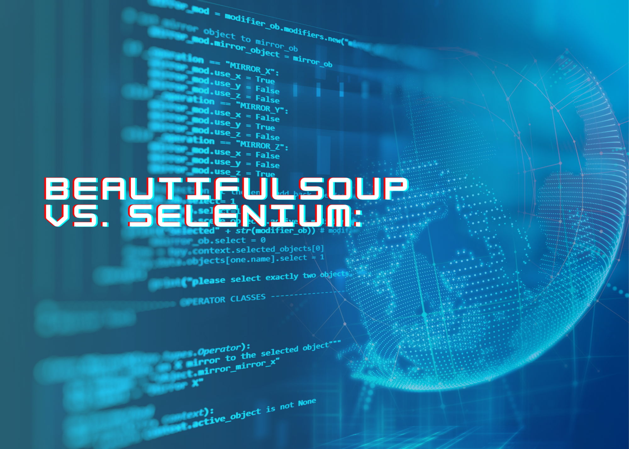BeautifulSoup vs. Selenium