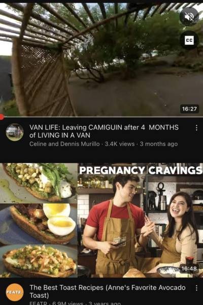 Videos are in a single column on the YouTube App’s homepage