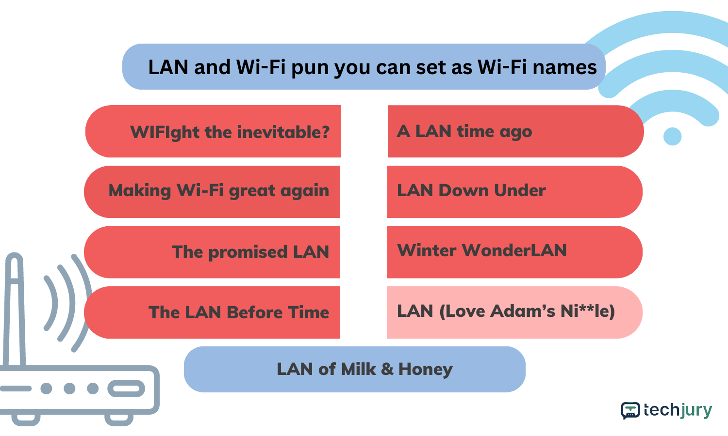 What's the funniest WiFi name you've come across???