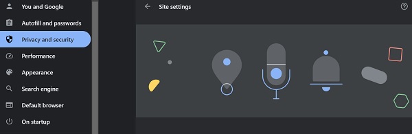 Chrome Settings