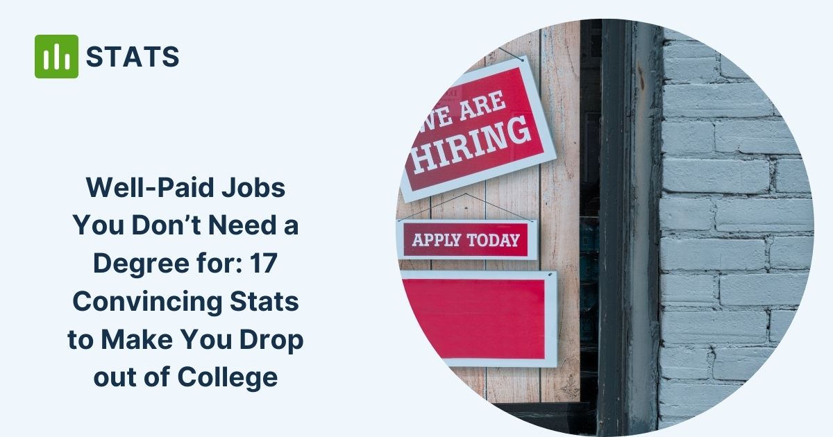 WellPaid Jobs You Don’t Need a Degree for 17 Convincing Stats